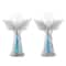 Glitzhome® 10.75" Christmas Lighted Acrylic Color Changing Tabletop Angel Figurine Set